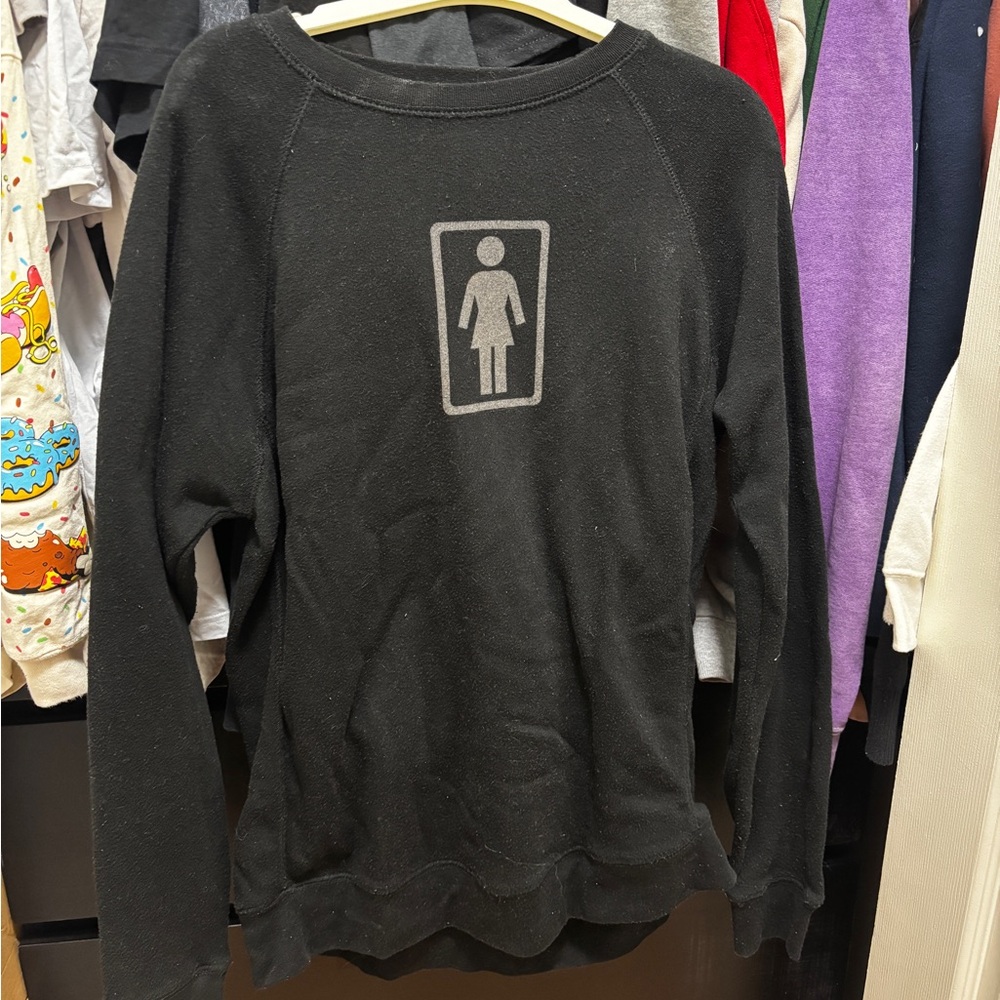 Vintage Girl Skateboards Crewneck Sweater